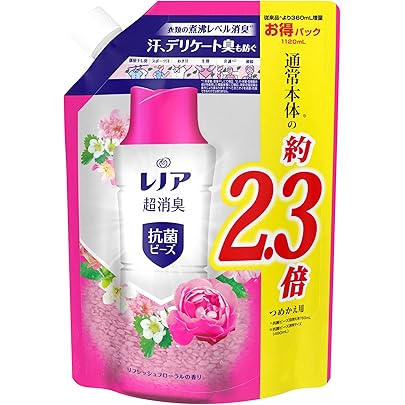 Amazon | レノア 超消臭 煮沸レベル消臭 抗菌ビーズ リフレッシュ
